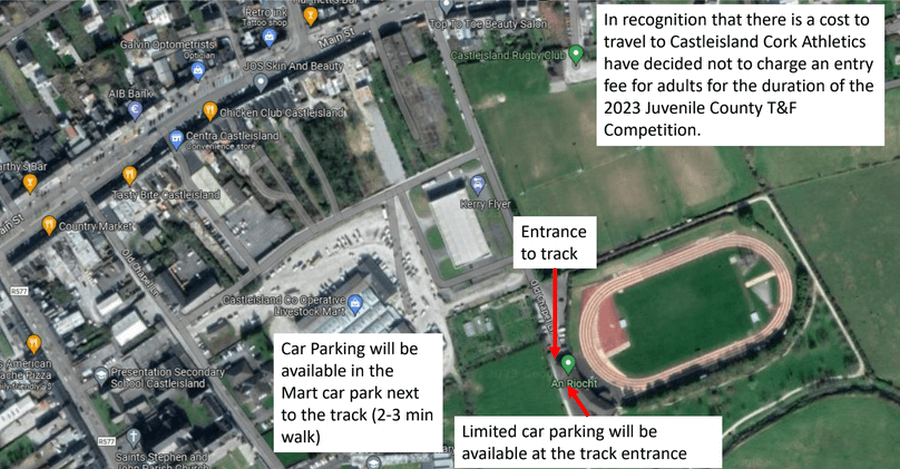 castleisland track parking may 2023