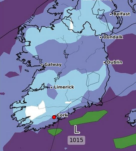 wind forecast cork sun june 5th 2022 as at thurs june 2nd