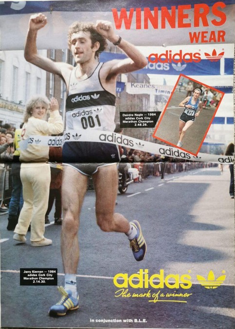 irish runner jerry kiernan adidas may 1984 vol 4 no 4