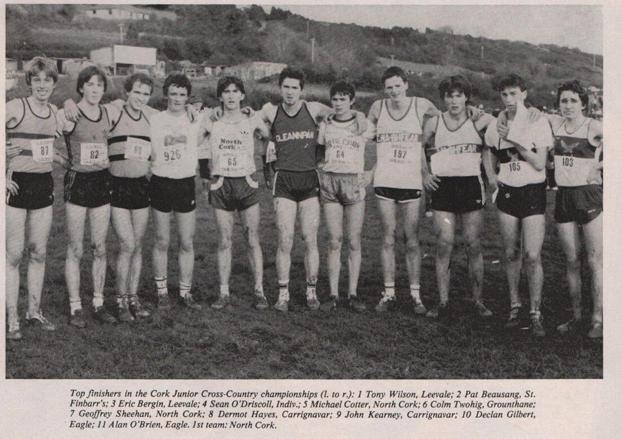 county junior mens cross country championship 1985