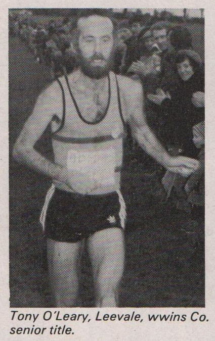 county senior mens cross country championp 1985 tony o leary