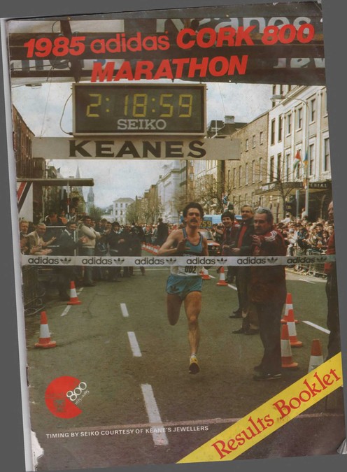 1985 adidas cork 800 marathon results booklet 01