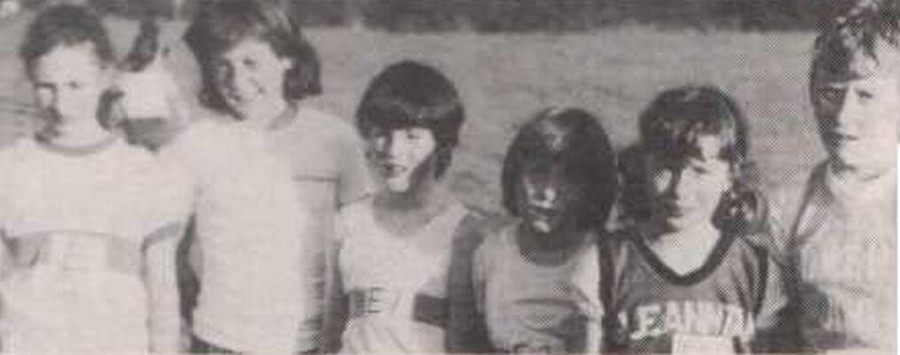 first 6 cork county bloe girls under 12 cross country championships 1985a