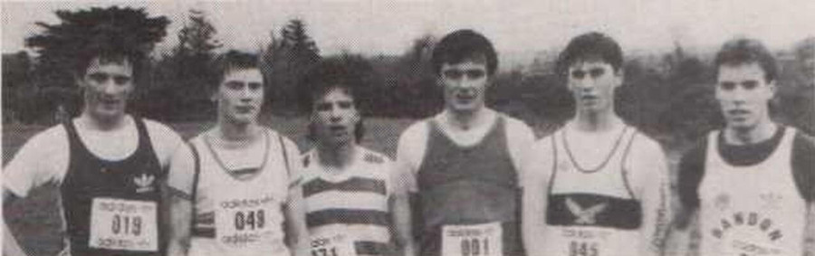 first 6 cork county novice b mens cross country championships 1985