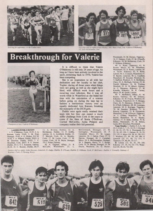 ble national inter counties cross country chp 1986 d