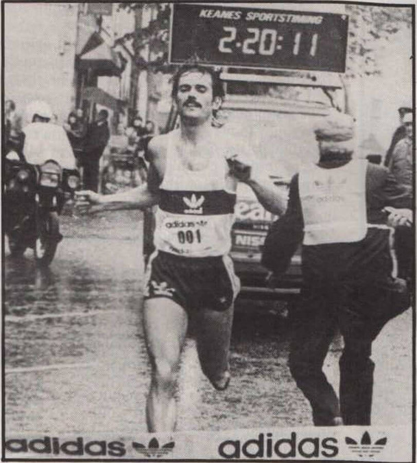 billy gallagher cavan ac wins cork city marathon 1986