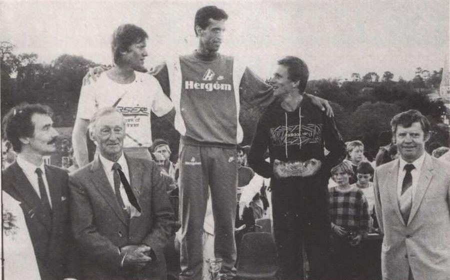 cork city sports 1986 mens 5000m presentation walker abascal coughlan