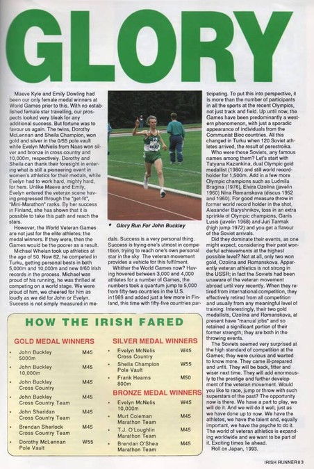 veteran glory irish runner annual 1992 p82 83 3