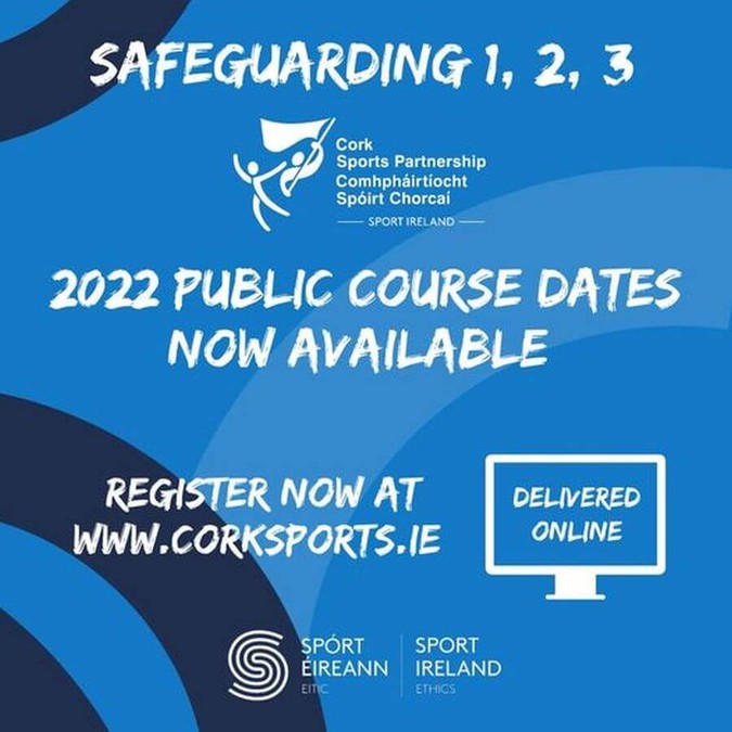 cork sports partnership safeguarding courses 2022