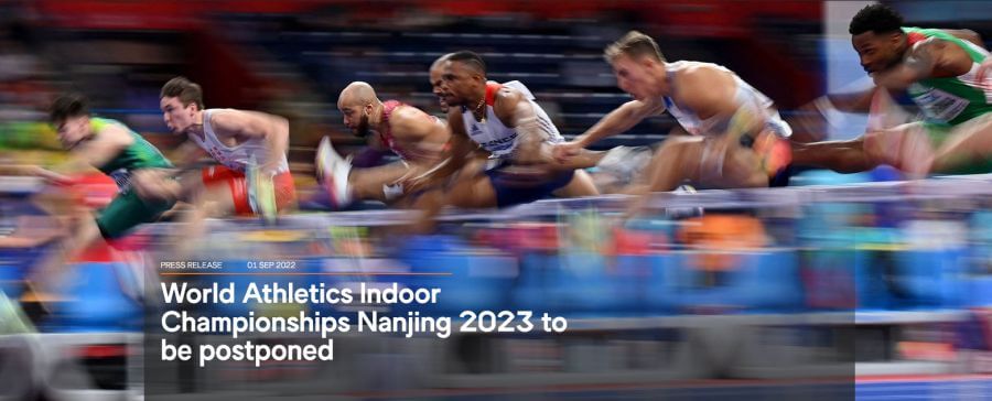 world athletics announce nanjing 2023 postponed